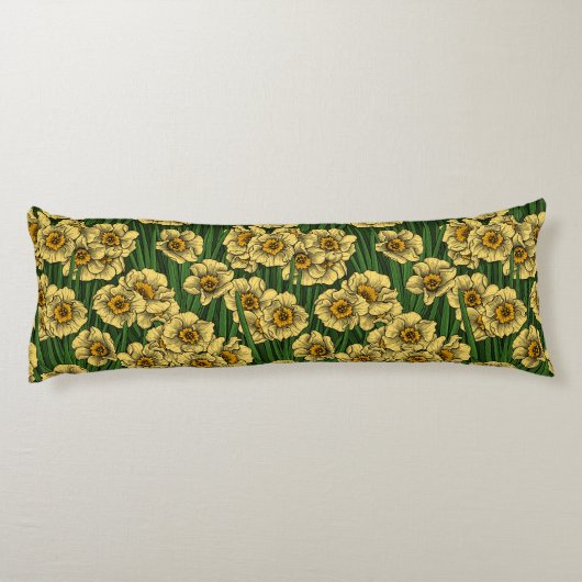 Daffodil tuin lichaamskussen (Achterkant)