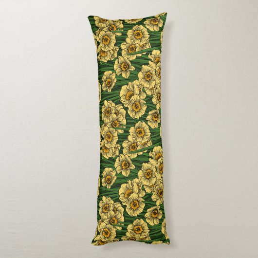 Daffodil tuin lichaamskussen (Achterkant (Verticaal))