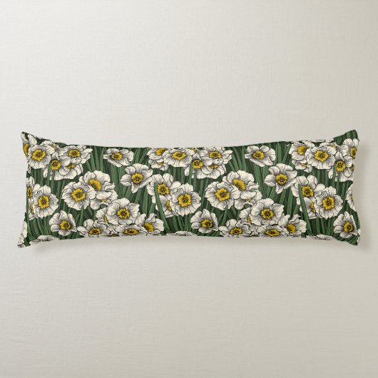 Daffodil tuin lichaamskussen (Voorkant)