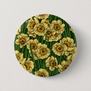 Daffodil tuin ronde button 5,7 cm