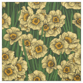 Daffodil tuin stof (Swatch)