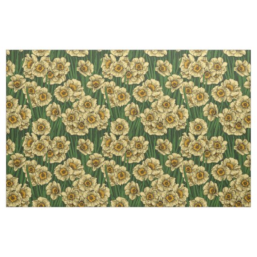 Daffodil tuin stof (Fat Quarter)
