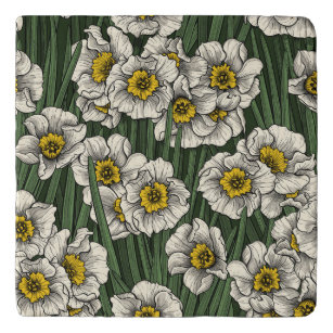 Daffodil tuin trivet
