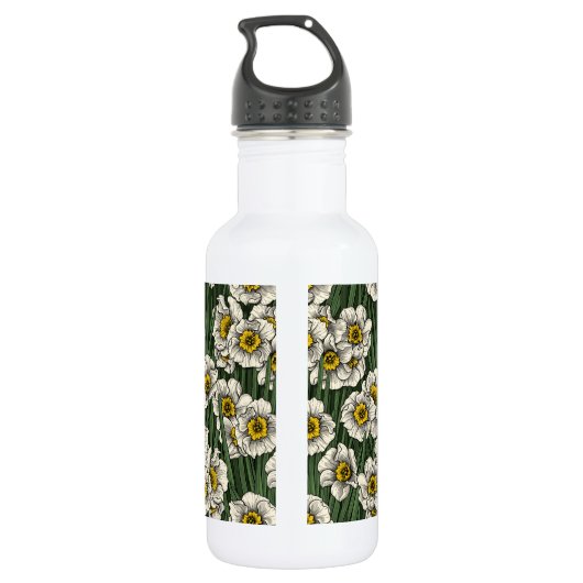 Daffodil tuin waterfles  (Achterkant)