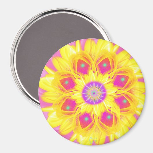 Daffodil van Power Flower Magneet (Voorkant / Achterkant)