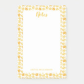 Daffodil veerpatroon om notities te doen post-it® notes (Voorkant)