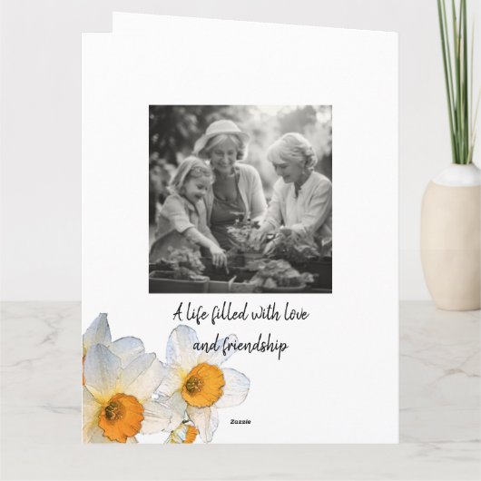 Daffodil Viering van het Leven Programma (Achterkant)