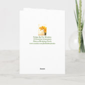  Daffodil voor de geboorte van mama Kaart (Achterkant)