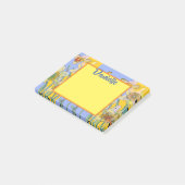 Daffodil Waterverf Art Vrouwen Naam Post It Notes (Schuin)