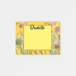 Daffodil Waterverf Art Vrouwen Naam Post It Notes