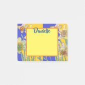 Daffodil Waterverf Art Vrouwen Naam Post It Notes (Voorkant)