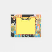 Daffodil Waterverf Art Vrouwen Naam Post It Notes (Voorkant)