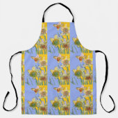 Daffodil Waterverf Bloemen bloemenkeuken Schort (Voorkant)