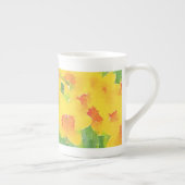 Daffodil waterverf floral Bone China Mok (Rechts)