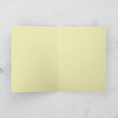 Daffodil Waterverf Flower Floral Moederdag Kaart (Binnen)