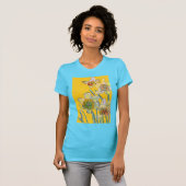 Daffodil Waterverf Flowers Floral Painting T-Shir T-shirt (Voorkant volledig)