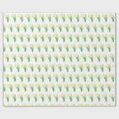 Daffodil Waterverf Geel Bloementuin  Cadeaupapier (Vlak)