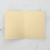 Daffodil Waterverf Yellow Spring Flower Art-kaart Kaart (Binnen)