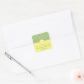 Daffodil Wedding, bewaar de datum stickers (Envelop)