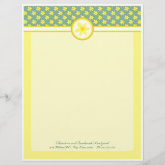 Daffodil Wedding, briefhoofd