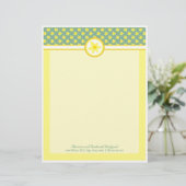 Daffodil Wedding, briefhoofd (Staand voorkant)