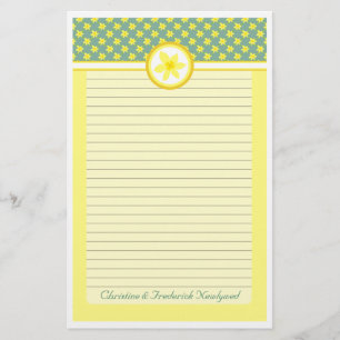 Daffodil Wedding, briefpapier