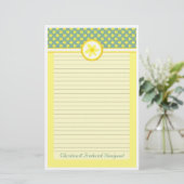 Daffodil Wedding, briefpapier (Staand voorkant)