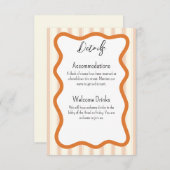 Daffodil Wedding Enclosure Kaart (Voorkant / Achterkant)