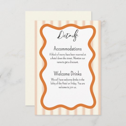 Daffodil Wedding Enclosure Kaart (Voorkant / Achterkant)