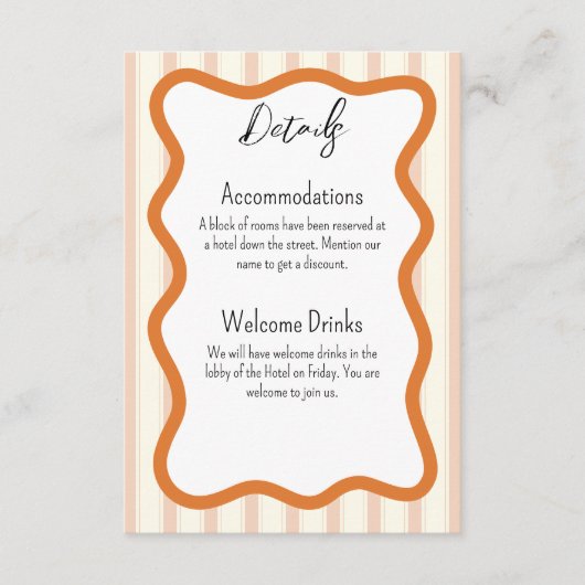 Daffodil Wedding Enclosure Kaart (Voorkant)