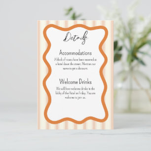 Daffodil Wedding Enclosure Kaart