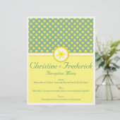 Daffodil Wedding, menu en programma flyers (Staand voorkant)