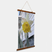 Daffodil Wood Topped Wall Tapestry Hangend Wandkleed (Gebogen)