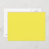 Daffodil Yellow Briefkaart (Voorkant / Achterkant)