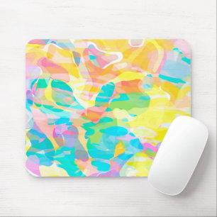 Daffodil Yellow Pastel Abstract Muismat