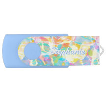 Daffodil Yellow Pastel Abstract