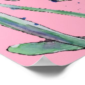 Daffodil Yellow Pink Flower Garden Poster (Hoek)