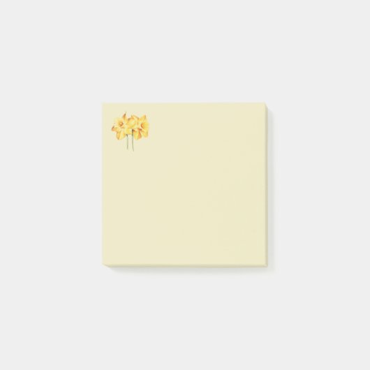Daffodil yellow Post merkt op Post-it® Notes (Voorkant)