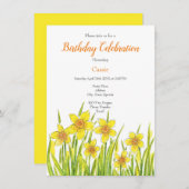 Daffodilatieveld Kaart (Voorkant / Achterkant)