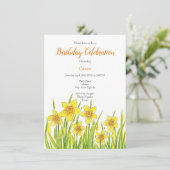 Daffodilatieveld Kaart (Staand voorkant)