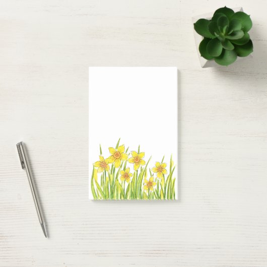 Daffodilatieveld Post-it® Notes (Kantoor)