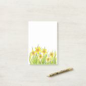 Daffodilatieveld Post-it® Notes (Op bureau)