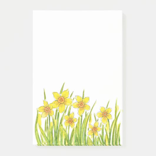Daffodilatieveld Post-it® Notes (Voorkant)
