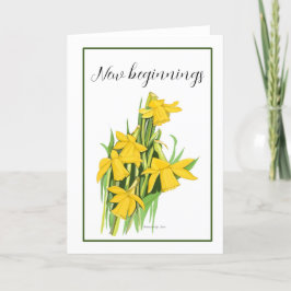 Daffodilerkaart Bedankkaart