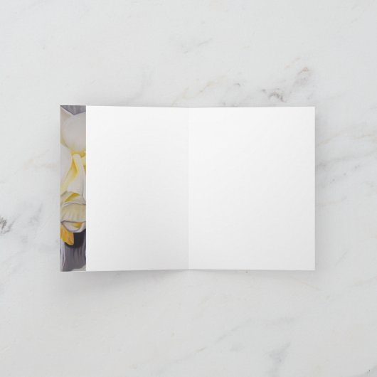 Daffodilerkaart Bedankkaart (Binnen)