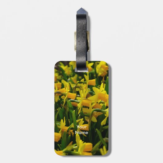 Daffodilfamilie Bagagelabel (Achterkant verticaal)