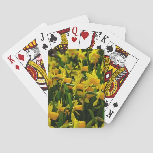 Daffodilfamilie Speelkaarten (Achterkant)
