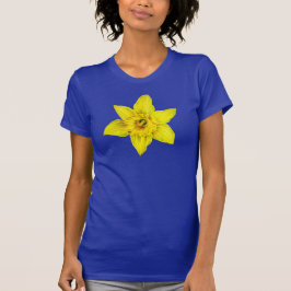 Daffodilgele waterverf van bronbloem t-shirt
