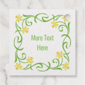 Daffodillijst Bedankjes Labels (Achterkant)