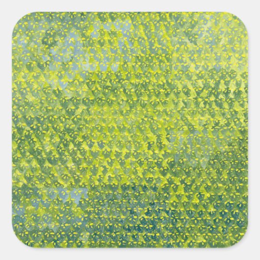 Daffodils 2012 vierkante sticker (Voorkant)